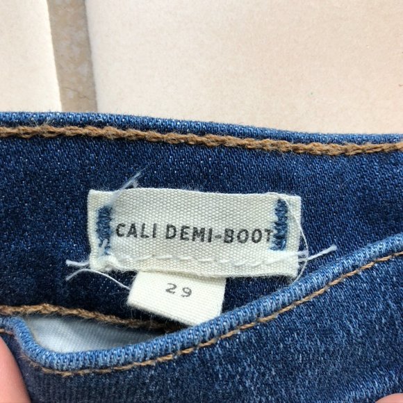 Madewell Cali-Demi Boot Dark Wash Jeans - Picture 5 of 6